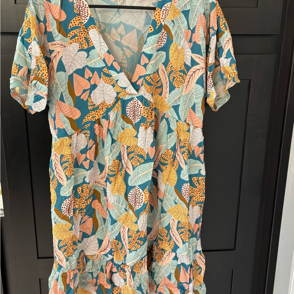 Floral V-Neck Dress
